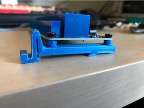 din rotaia clip 8ch relè tavola 3d print model - Mito3D