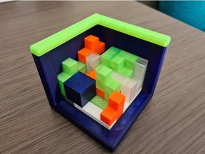 6 cube puzzle 3d print model - Mito3D