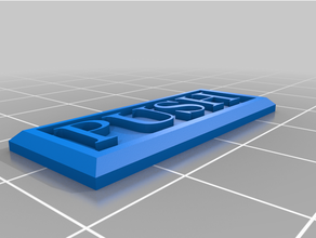 push text label 3d print model - Mito3D