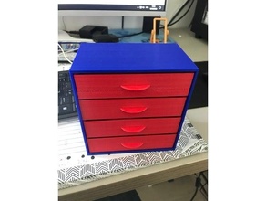 armazenamento recipientes gaveta rangement 3d print model - Mito3D