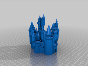 personalizado grandioso castillo generador 2 isla 3d print model - Mito3D