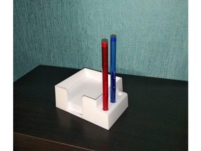 caneta ficar pé escritório organização lápis suporte 3d print model - Mito3D