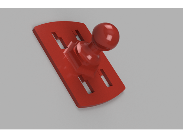 tomtom navigazione adattatore palla piatto titolare supporto In piedi montare 3D print model - Mito3D