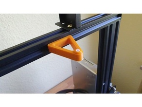 ender 3 Pro directo manejar filamento guía rail manejo ender3 ender3pro 3d print model - Mito3D