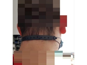 mask ear saver - snap style cap clip 3d print model - Mito3D