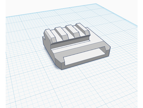 amélioré mms ceinture module Boucle agrafe modulaire monter rayon lune montage sys picatinny adaptateur rail 3d print model - Mito3D