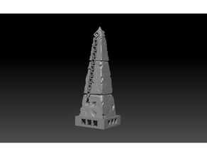 obelisk tabletop 3d print model - Mito3D