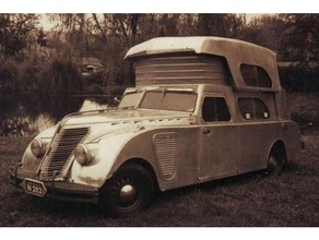 Thomson Wohnmobil 1934 1933 1935 1936 30s 40s Camping Wagen Kriegsspiel ww2 3d print model - Mito3D