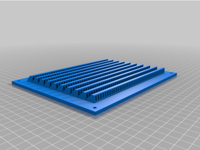 griglia ventilación 20x16 cm aireación cuadrícula di esterno reja 3d print model - Mito3D