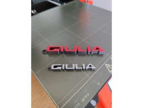 alfa romeo giulia anahtar 3d print model - Mito3D
