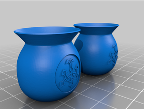 jabba pots remix star wars 3d print model - Mito3D