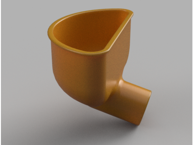 trailer water funnel 3D print model - Mito3D