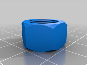 personalizado noz parafuso máquina lavar rosca Cajado fábrica 3d print model - Mito3D