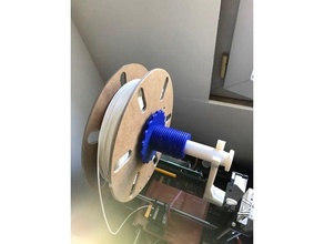 filamento bobina suporte ctc prusa i3 pró carretel geeetech 3d print model - Mito3D