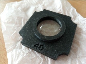 generic lens holder open source optics 3d print model - Mito3D