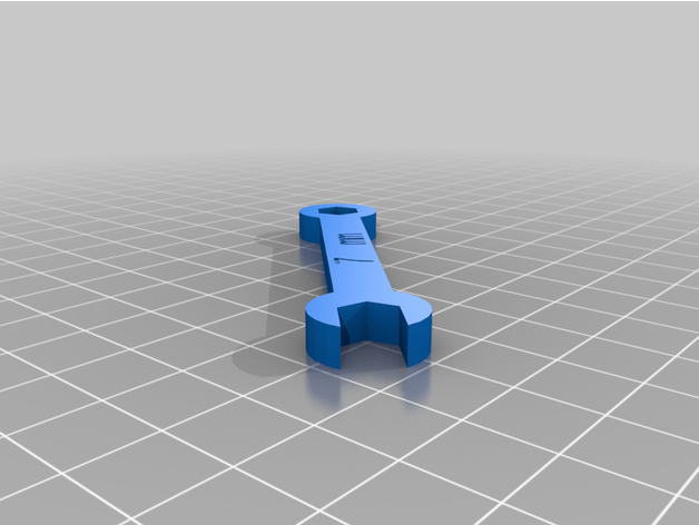 7mm Schlüssel angepasst 3D print model - Mito3D