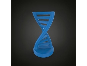 DNA Spiral Zahl 3d print model - Mito3D