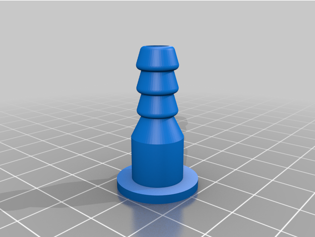 k40 acqua flusso tubo adattatore 3D print model - Mito3D