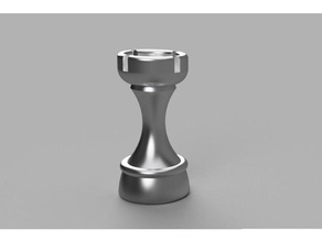 torre ajedrez ceramica scacchi jeu tour legna tornitura legno lavorazione 3d print model - Mito3D