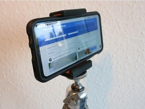 tripod mount mobile phone 3d print model - Mito3D