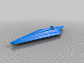 fierté coeur dreadnought stardestroyer guerres étoiles étoile 3d print model - Mito3D