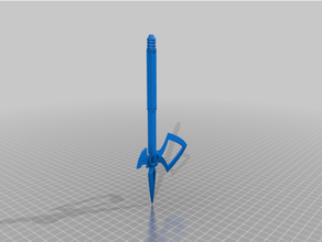 teslim balta dolma kalem bic el mandaloryalı 3d print model - Mito3D