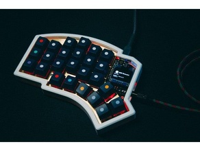 kyria ergo keyboard case mechanical 3d print model - Mito3D