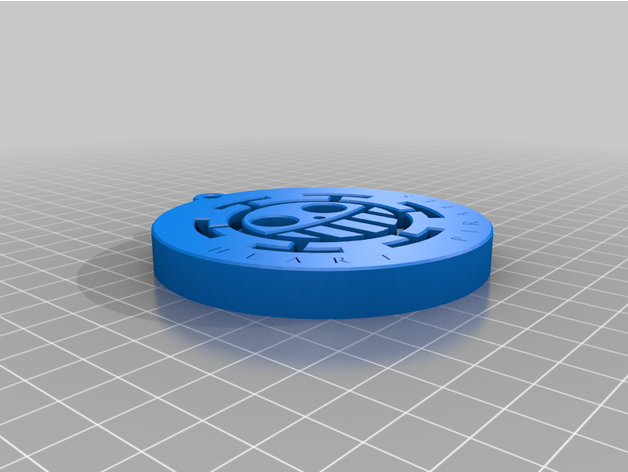 llave cadena trozo ley 3D print model - Mito3D