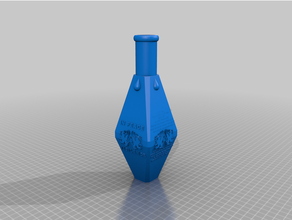 warden's oath bottle cosplay prop costume dragon age potion 3d print model - Mito3D