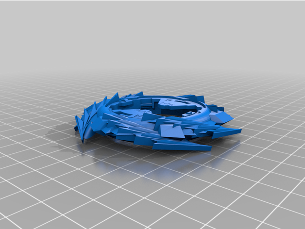 crepúsculo meia Lycayon beyblade estourar faiscando camada 3D print model - Mito3D