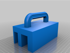 simple grr-ripper push block tools woodworking 3d print model - Mito3D