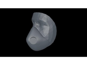 face mask coronavirus covid-19 facemask faceshield respirator 3d print model - Mito3D