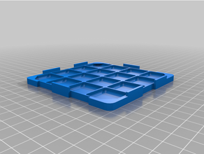 cugerrytomized stackable small parts tray customized 3d print model - Mito3D