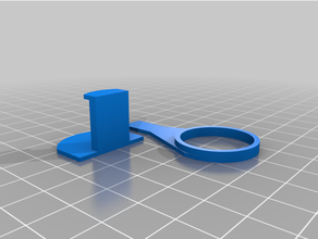 hook & ring tab 3d print model - Mito3D