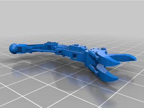 dreaded robot flamethrower claw 3d print model - Mito3D