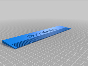 comb customized 3d print model - Mito3D