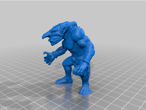 salvaje Troll heroscape 3d print model - Mito3D