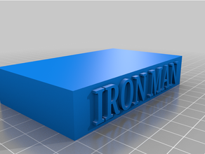 hierro hombre 3d print model - Mito3D