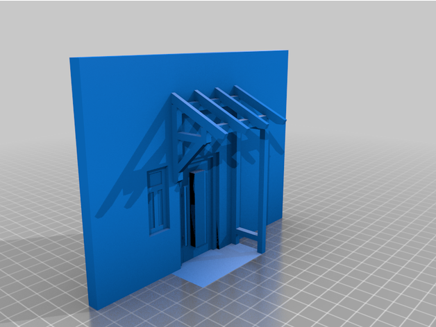 vordach canopy 3D print model - Mito3D