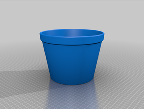 custopot140mized flower pot - classic style customized 3d print model - Mito3D