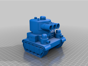 megatanque avanzado guerras negro agujero lindo gameboy avanzar nintendo tanque 3d print model - Mito3D