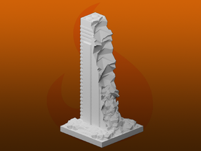 greeblecity ruines gratte ciel viii 3d print model - Mito3D