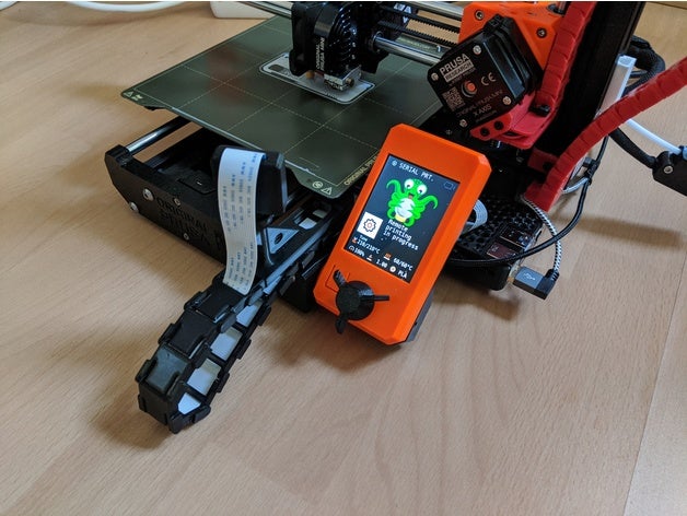 Prusa Mini bedruckt Kamera montieren Kabel Kette Kabelkette Oktolaps Prusamini Himbeere pi Raspicam 3D print model - Mito3D