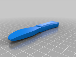 play doh cuchillo 3d print model - Mito3D