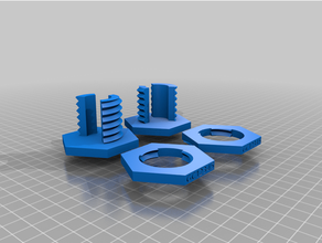 customized geocaching puzzle-brain teaser casse tete parametrique 3d print model - Mito3D