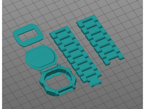 casio regarder Pomme caseio reloj 3d print model - Mito3D