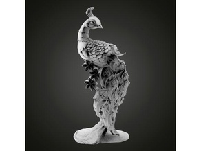 peafowl 3d print model - Mito3D