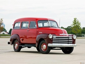 Chevrolet banlieue 1947 1946 1948 1949 1950 40s 50s américain voiture fourre Chevy sd carte 3d print model - Mito3D