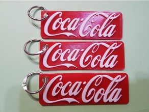 Koka Cola Schlüsselbund 3d print model - Mito3D
