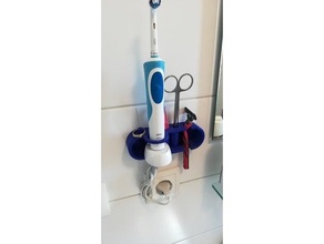 Badezimmer Halter Unterstützung Bürste bilden oral oralb Oral Zahnbürste 3d print model - Mito3D